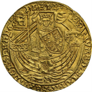 オンリーワングレード リヤル(ローズノーブル) 金貨 エドワード４世 ノリッジ鋳造所 イングランド MS61 NGC