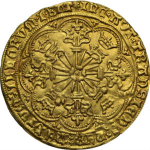 オンリーワングレード リヤル(ローズノーブル) 金貨 エドワード４世 ノリッジ鋳造所 イングランド MS61 NGC